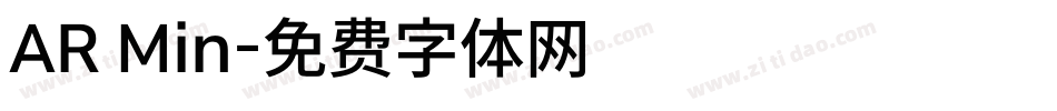 AR Min字体转换